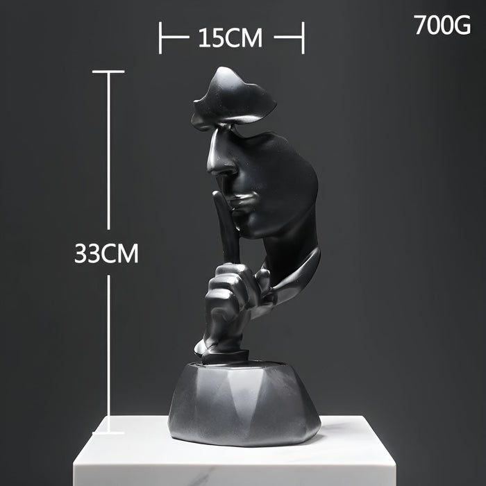 Expressive Face – Abstracte Gezichtsbeeld voor Thuis & Kantoor