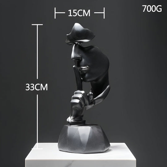 Expressive Face – Abstracte Gezichtsbeeld voor Thuis & Kantoor