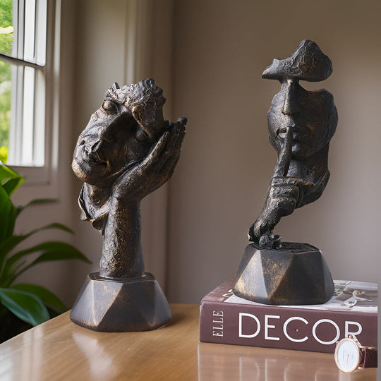 Expressive Face – Abstracte Gezichtsbeeld voor Thuis & Kantoor