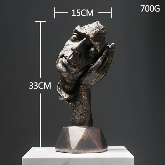 Expressive Face – Abstracte Gezichtsbeeld voor Thuis & Kantoor