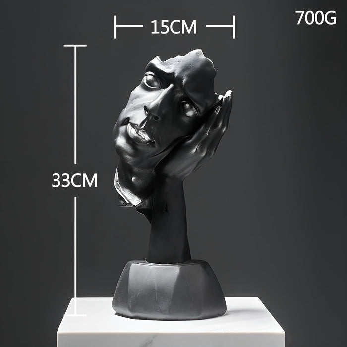 Expressive Face – Abstracte Gezichtsbeeld voor Thuis & Kantoor