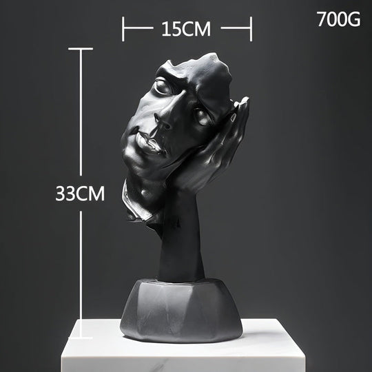 Expressive Face – Abstracte Gezichtsbeeld voor Thuis & Kantoor