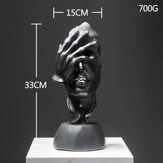 Expressive Face – Abstracte Gezichtsbeeld voor Thuis & Kantoor