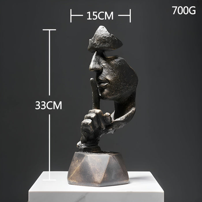 Expressive Face – Abstracte Gezichtsbeeld voor Thuis & Kantoor