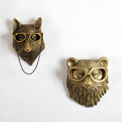 Golden Head – Multifunctionele Wandhaak & Decoratie
