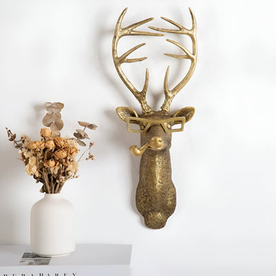 Golden Head – Multifunctionele Wandhaak & Decoratie