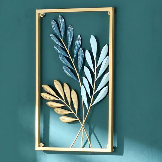 Blad-Inspiratie Nordic Metaal Wandkunst