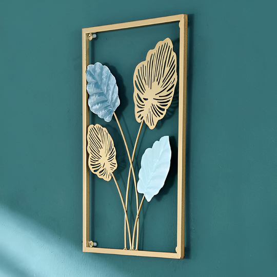 Blad-Inspiratie Nordic Metaal Wandkunst