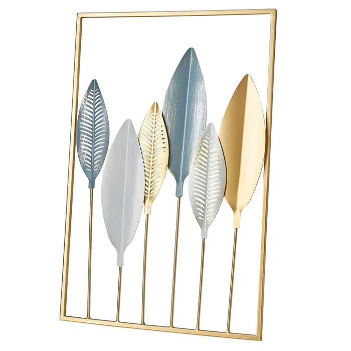 Blad-Inspiratie Nordic Metaal Wandkunst