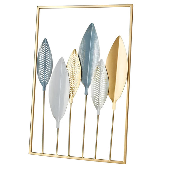 Blad-Inspiratie Nordic Metaal Wandkunst