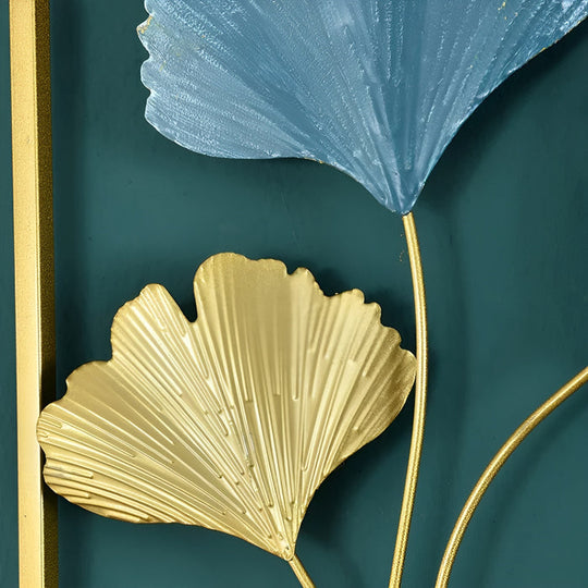 Blad-Inspiratie Nordic Metaal Wandkunst
