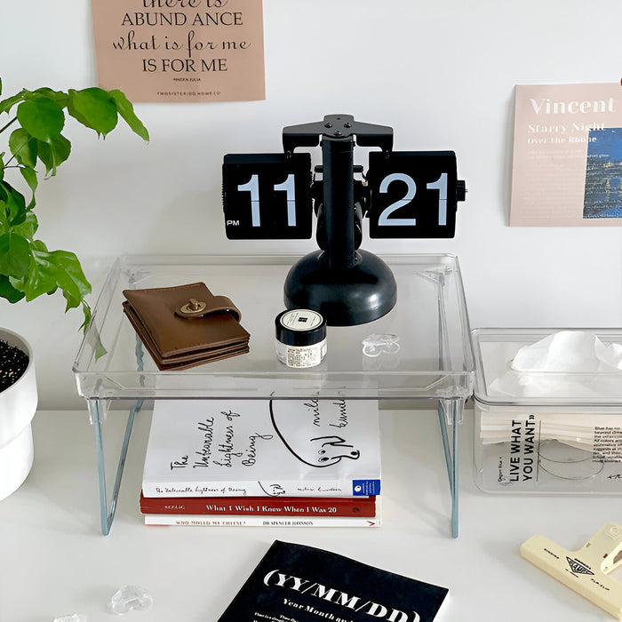 Minimalistische Flip Uhr – Retro Automatisch Blätternde Tischuhr