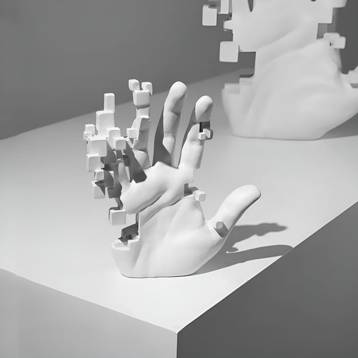 Glitch Mosaïek Hand