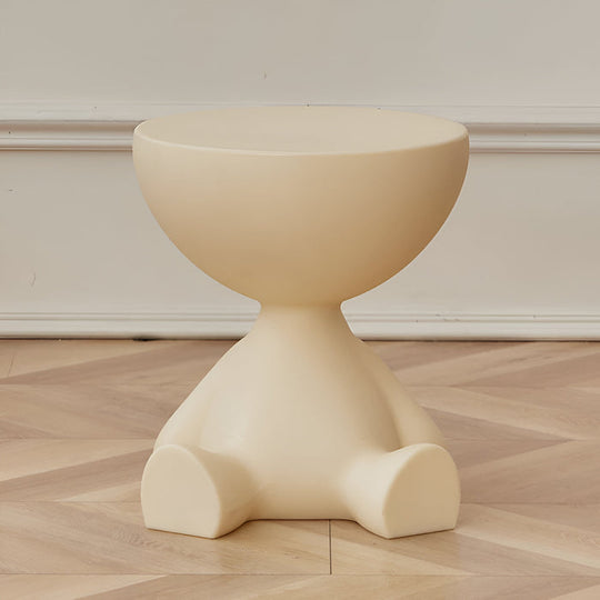 Ronde Crème Bijzettafel