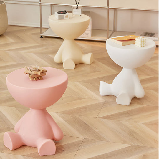 Ronde Crème Bijzettafel