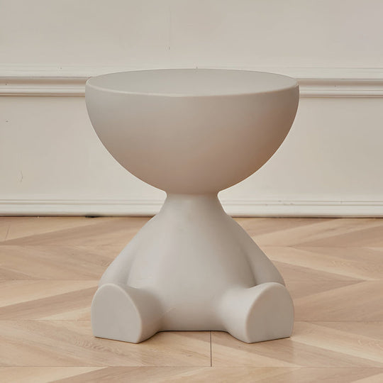 Ronde Crème Bijzettafel