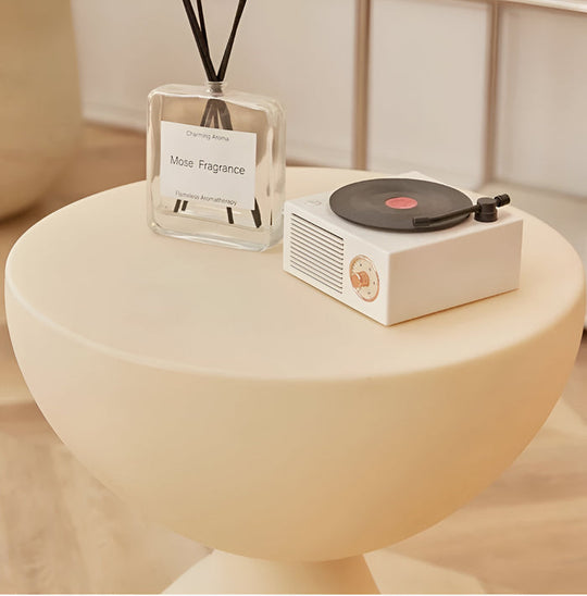 Ronde Crème Bijzettafel