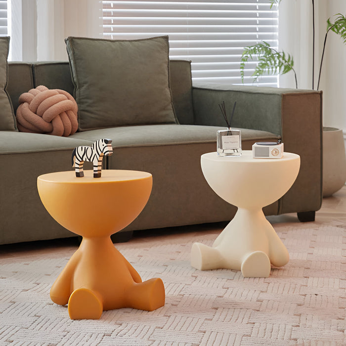 Ronde Crème Bijzettafel