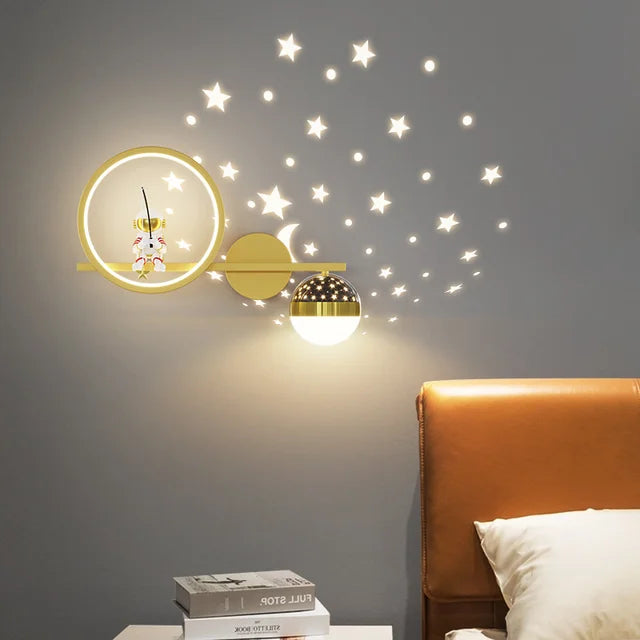 Moderne wandlamp voor kinderkamer