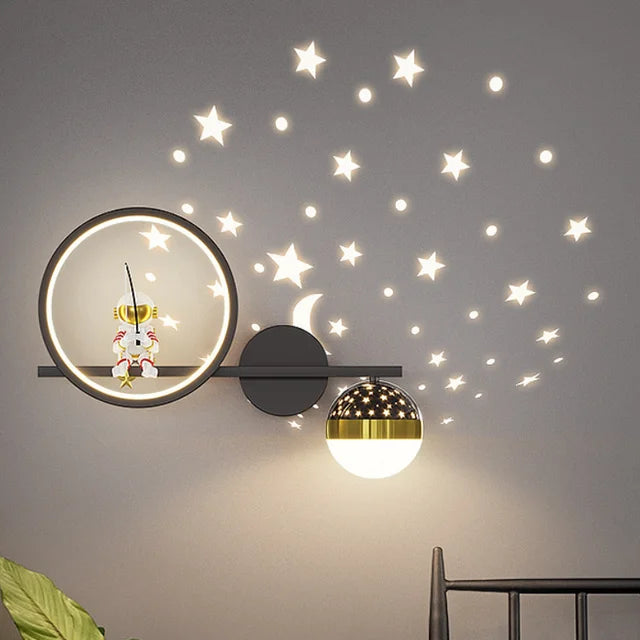 Moderne wandlamp voor kinderkamer