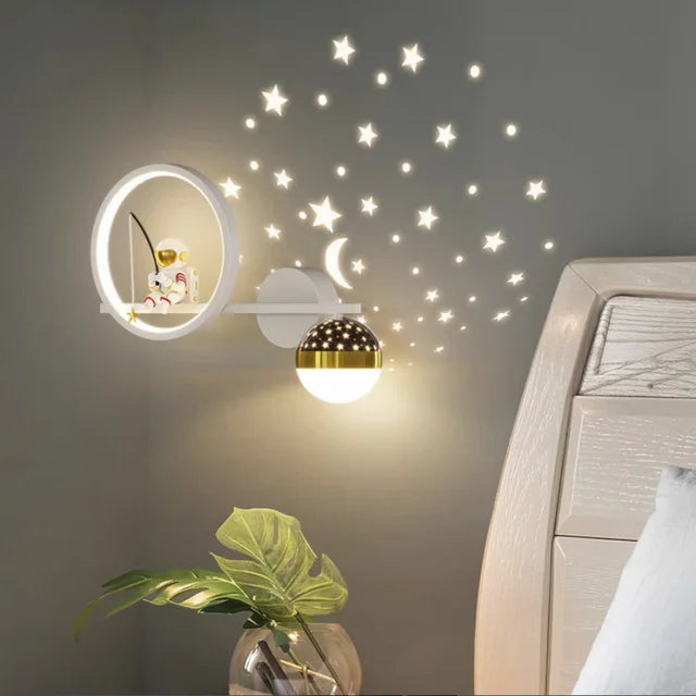 Moderne wandlamp voor kinderkamer
