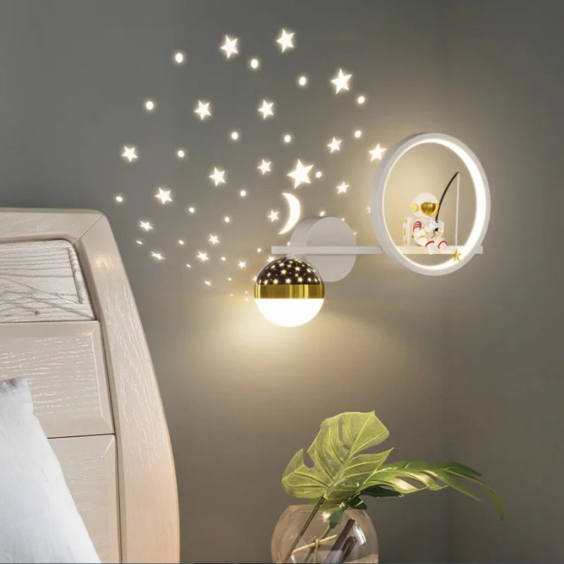 Moderne wandlamp voor kinderkamer