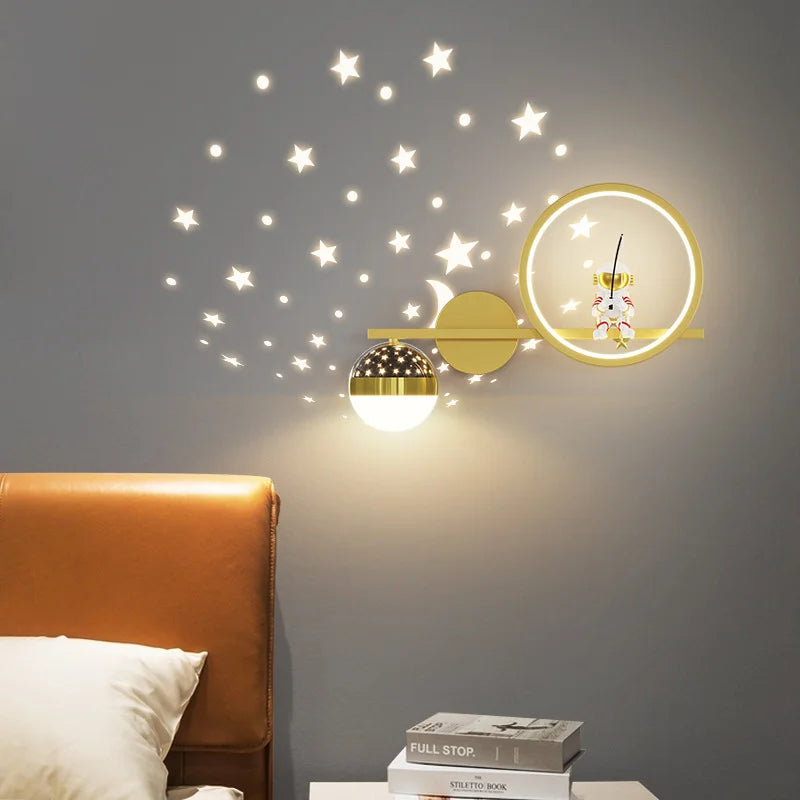 Moderne wandlamp voor kinderkamer