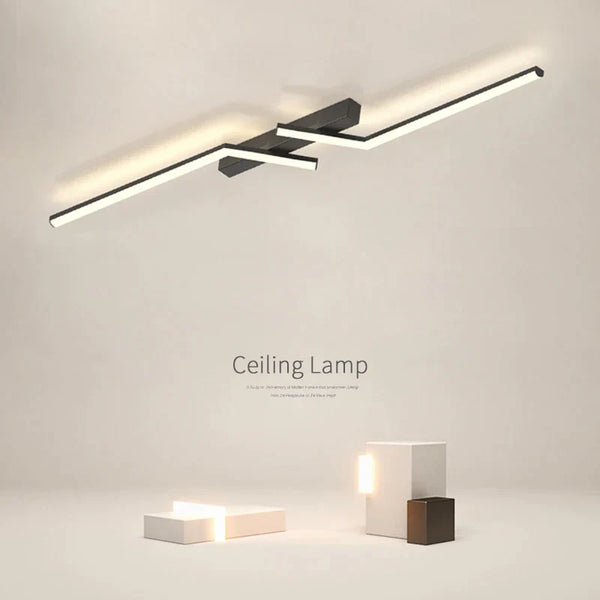 LED-Deckenleuchte mit Linienlicht