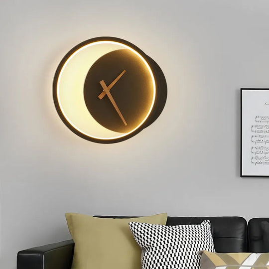 Wandklok - Modern LED Ontwerp - Zacht Achtergrondlicht