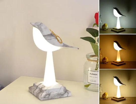 Vogelsilhouet Tafellamp