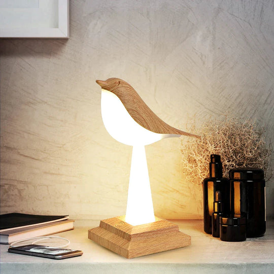 Vogelsilhouet Tafellamp