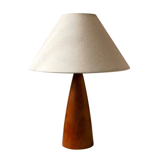 Retro Houten Tafellamp