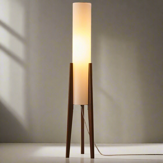 Walnoot Vloerlamp