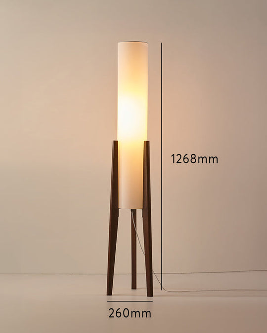 Walnoot Vloerlamp