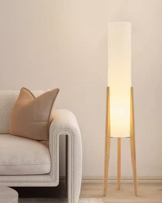 Walnoot Vloerlamp