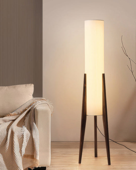 Walnoot Vloerlamp
