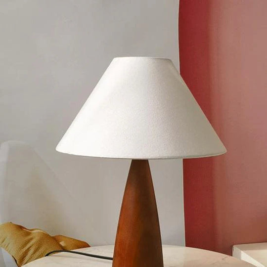 Retro Houten Tafellamp