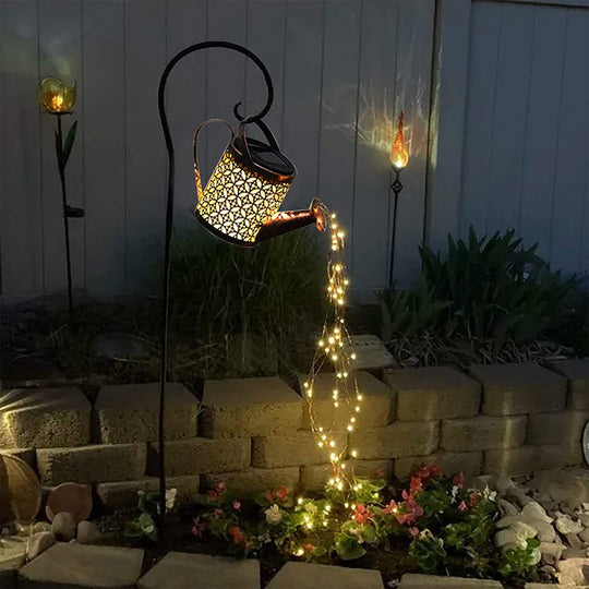 Solar LED Gieter Lamp met Sprookjesverlichting