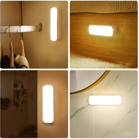 Oplaadbare Draadloze LED Bewegingssensor Wandlamp