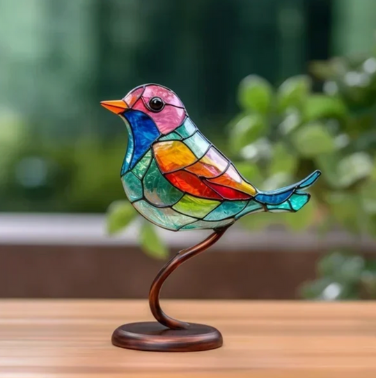 Vogelfiguren van Getint Glas – Elegantie en Natuur in Één