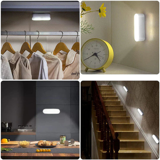 Oplaadbare Draadloze LED Bewegingssensor Wandlamp