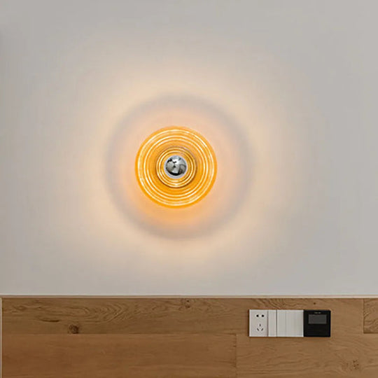 Vintage LED Glazen Wandlamp