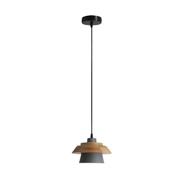 Stein Holz Pendelleuchte