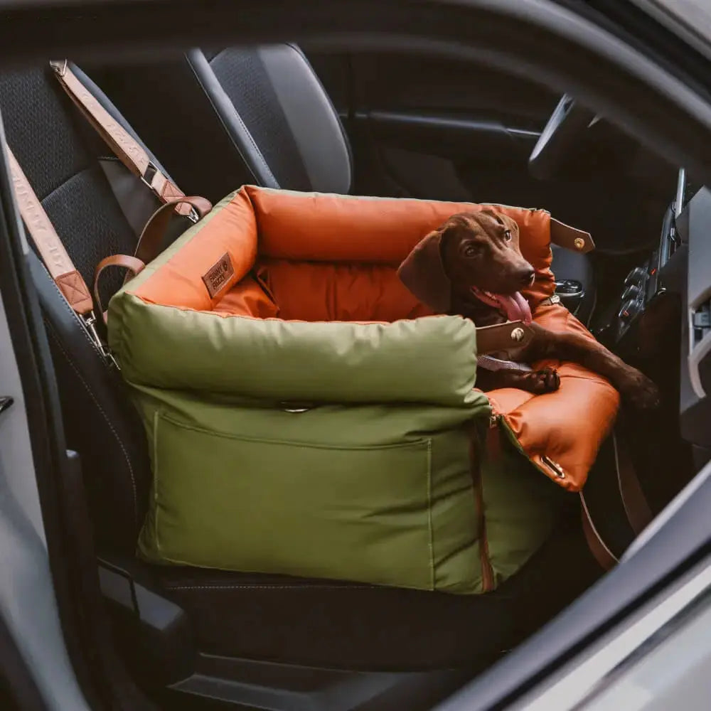 TravelPaws Bed - Leren Hondenauto stoel