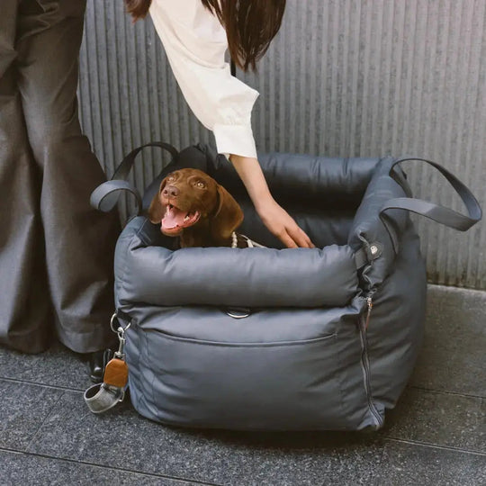 TravelPaws Bed - Leren Hondenauto stoel