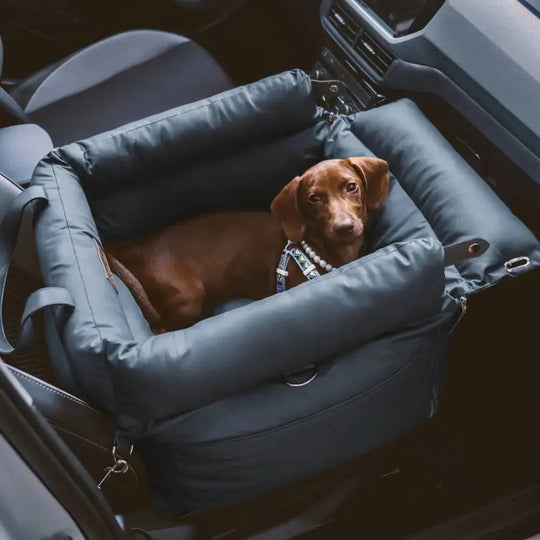 TravelPaws Bed - Leren Hondenauto stoel
