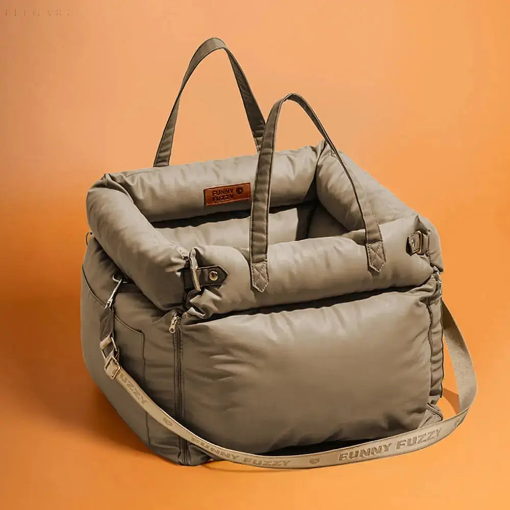TravelPaws Bed - Leren Hondenauto stoel