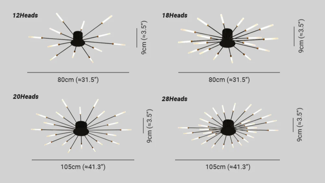 Moderne grote LED plafondlamp