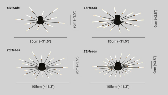 Moderne grote LED plafondlamp