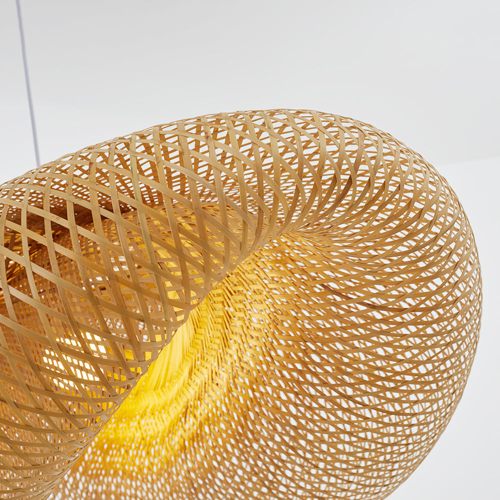 Hanglamp van bamboe